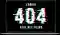 404 error page
